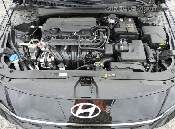 KMHLS4DG8RU711940 2024 HYUNDAI ELANTRA Черный Вид задней части салона