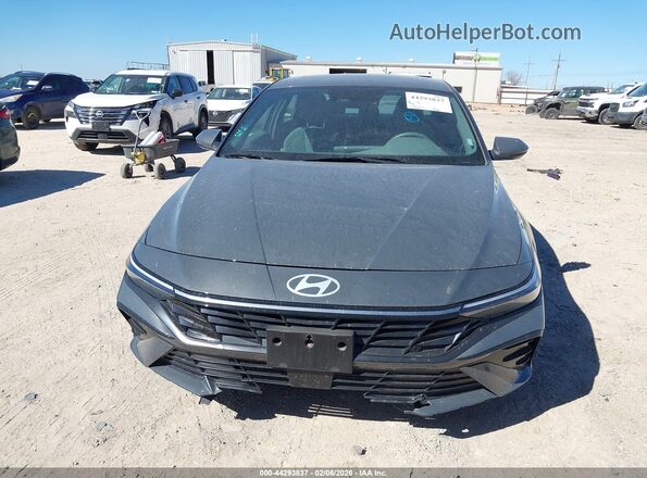 KMHLS4DG8SU981109 2025 HYUNDAI ELANTRA Gray Widok zestawu wskaźników