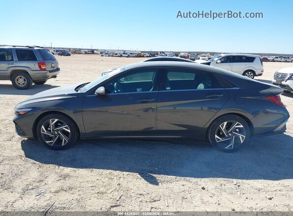 KMHLS4DG8SU981109 2025 HYUNDAI ELANTRA Gray Widok wnętrza 360 stopni