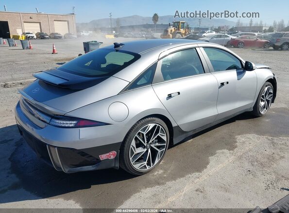 KMHM34AA8RA062207 2024 HYUNDAI IONIQ 6 Silver უკანა მარჯვენა