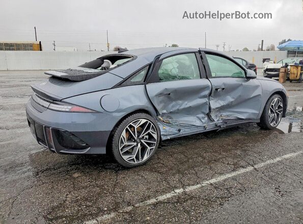 KMHM34AAXSA087907 2025 HYUNDAI IONIQ Gray Trasero derecho
