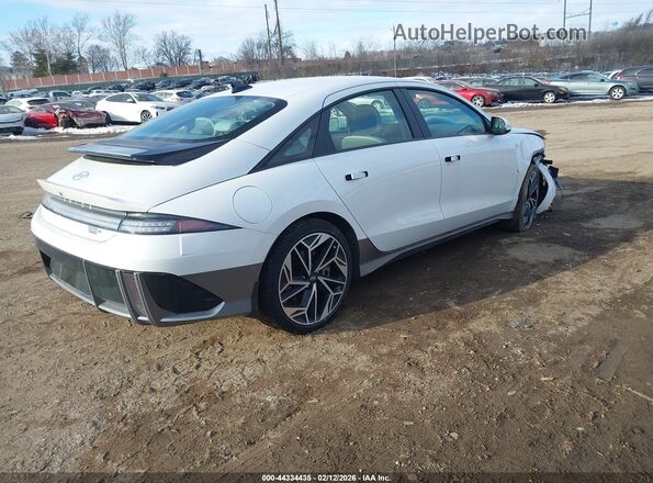 KMHM34AC3PA026083 2023 HYUNDAI IONIQ 6 White Tył prawy