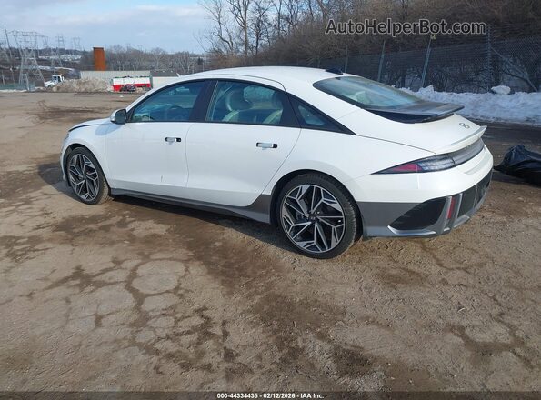 KMHM34AC3PA026083 2023 HYUNDAI IONIQ 6 White Tył lewy