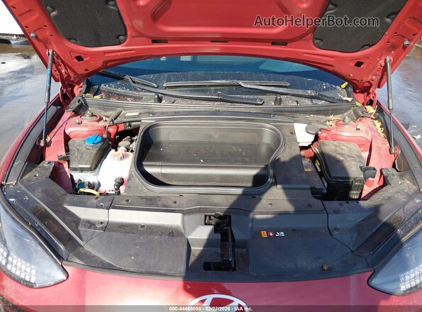 KMHM34AC6PA037563 2023 HYUNDAI IONIQ 6 Red Widok z tyłu