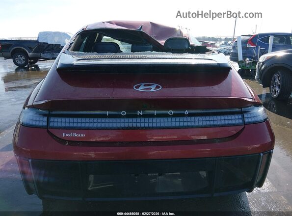 KMHM34AC6PA037563 2023 HYUNDAI IONIQ 6 Red 