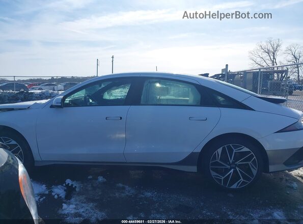 KMHM34ACXPA022404 2023 HYUNDAI IONIQ 6 White Vista interior de 360 grados