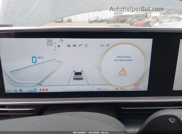 KMHM54AC9SA086565 2025 HYUNDAI IONIQ 6 Gray უკანა სავარძლების ხედი