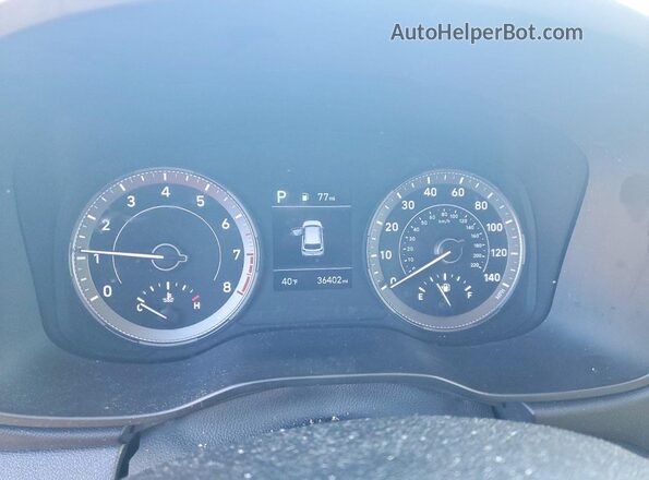 KMHRB8A30NU177409 2022 HYUNDAI VENUE Черный Вид щитка приборов