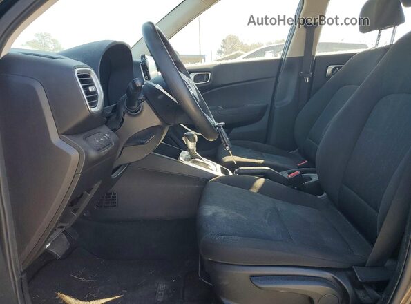 KMHRB8A33MU081708 2021 HYUNDAI VENUE Black Вид салону спереду