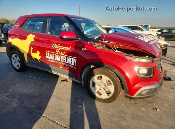 KMHRB8A35LU034999 2020 HYUNDAI VENUE Red Przód prawy