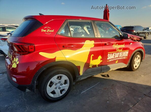 KMHRB8A35LU034999 2020 HYUNDAI VENUE Red Tył prawy