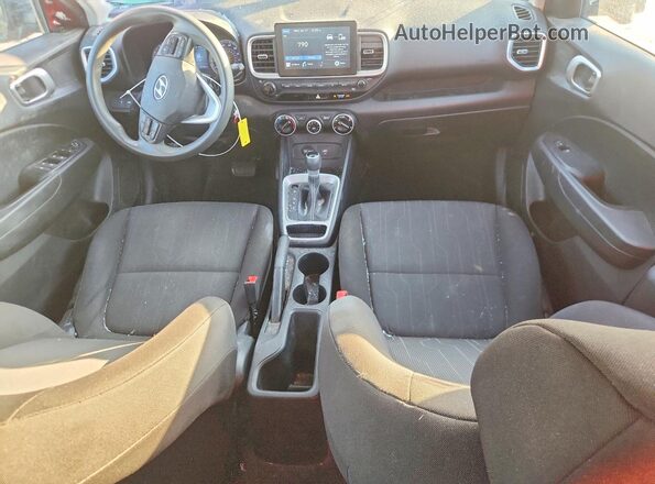 KMHRB8A35LU034999 2020 HYUNDAI VENUE Red Widok deski rozdzielczej