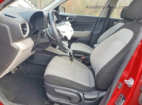 KMHRC8A33NU183413 2022 HYUNDAI VENUE Red Вид салону спереду