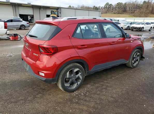 KMHRC8A33NU183413 2022 HYUNDAI VENUE Red Задня права чверть