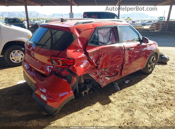 KMHRC8A33NU207595 2022 HYUNDAI VENUE Red Vista frontal