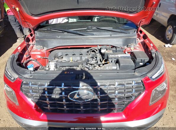 KMHRC8A33NU207595 2022 HYUNDAI VENUE Red Vista trasera