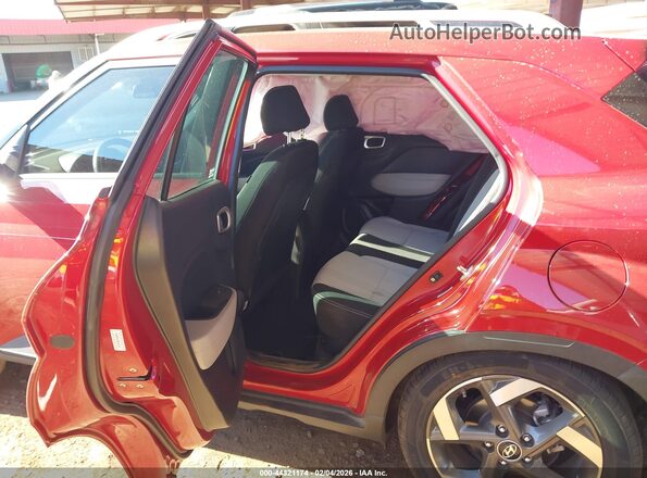 KMHRC8A33NU207595 2022 HYUNDAI VENUE Red Vista de la etiqueta del VIN
