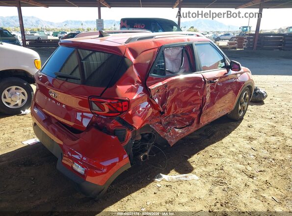 KMHRC8A33NU207595 2022 HYUNDAI VENUE Red Trasero derecho