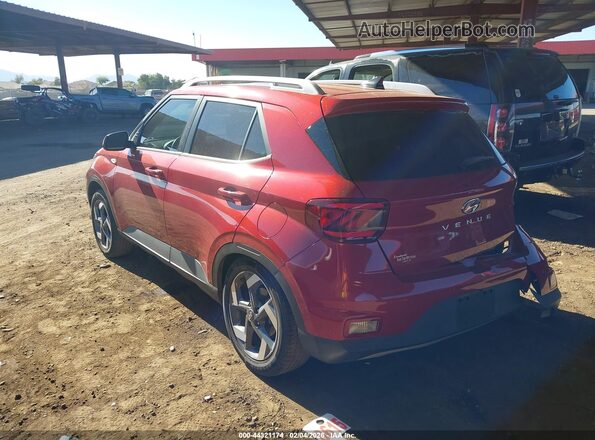 KMHRC8A33NU207595 2022 HYUNDAI VENUE Red Trasero izquierdo