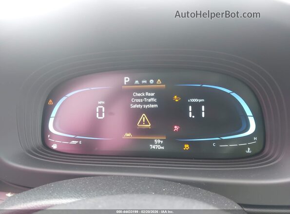 KMHRC8A34TU438406 2026 HYUNDAI VENUE Gray Vista de los asientos traseros