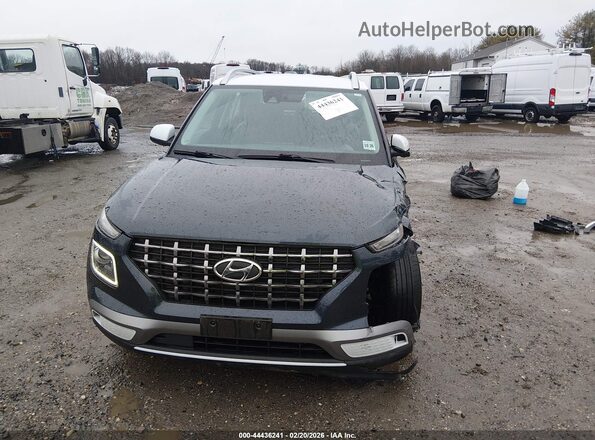 KMHRC8A35MU095249 2021 HYUNDAI VENUE Blue Vista interior trasera
