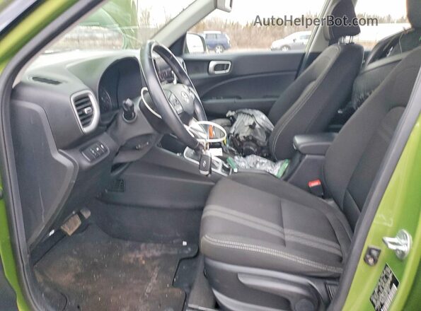 KMHRC8A35MU120277 2021 HYUNDAI VENUE Green Vista interior delantera