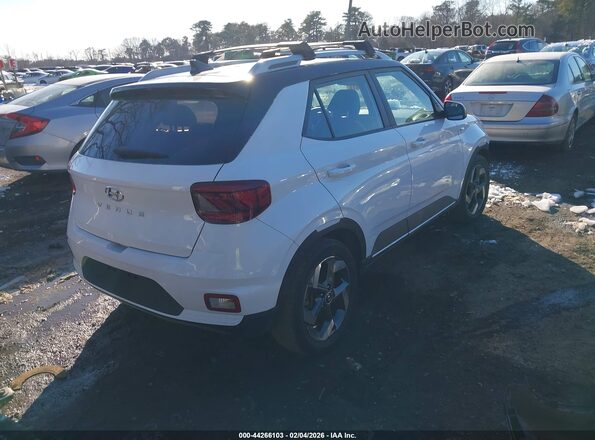 KMHRC8A38NU150486 2022 HYUNDAI VENUE White Հետևի աջ