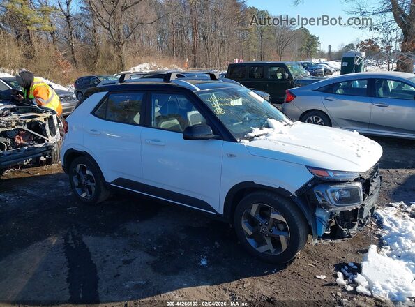 KMHRC8A38NU150486 2022 HYUNDAI VENUE White Սալոնի հետևի տեսք