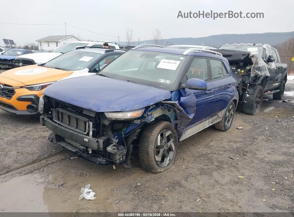 KMHRC8A38NU157258 2022 HYUNDAI VENUE Blue წინა ხედი