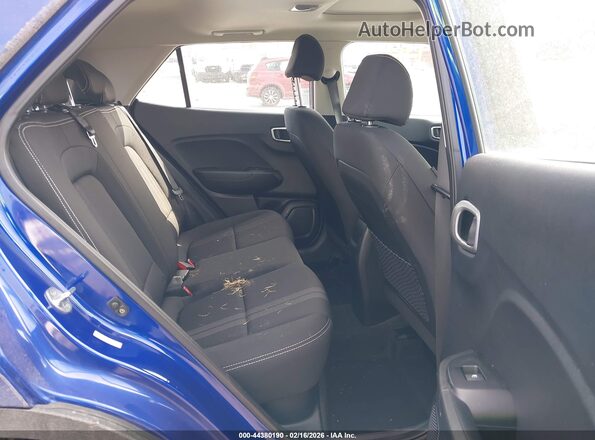 KMHRC8A38NU157258 2022 HYUNDAI VENUE Blue VIN კოდის სტიკერის ხედი