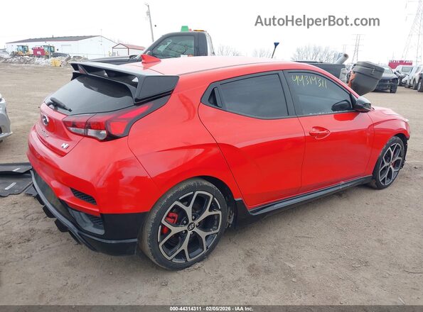 KMHT36AH0LU003825 2020 HYUNDAI VELOSTER N Red Tył prawy