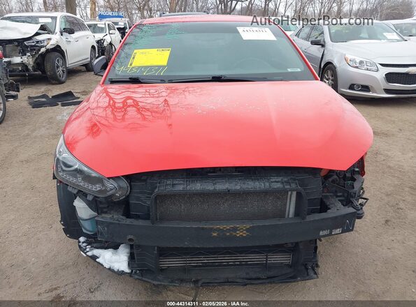 KMHT36AH0LU003825 2020 HYUNDAI VELOSTER N Red Widok wnętrza z tyłu