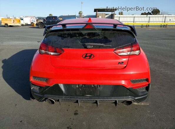 KMHT36AH0NU013001 2022 HYUNDAI VELOSTER Red Rear view