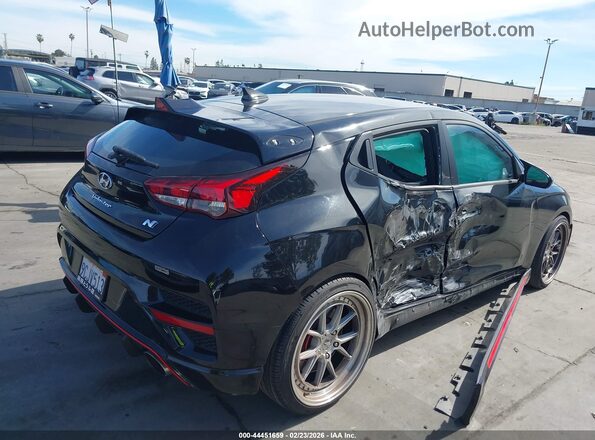 KMHT36AH2NU015249 2022 HYUNDAI VELOSTER N Black Հետևի աջ