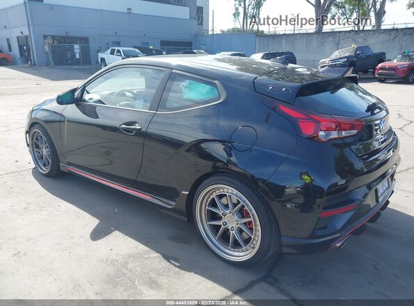 KMHT36AH2NU015249 2022 HYUNDAI VELOSTER N Black Հետևի ձախ