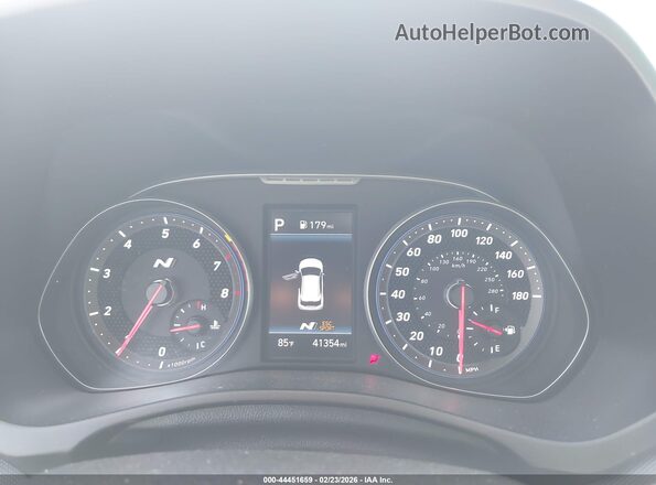 KMHT36AH2NU015249 2022 HYUNDAI VELOSTER N Black Հետևի նստատեղերի տեսք