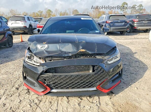 KMHT36AH7MU010689 2021 HYUNDAI VELOSTER Black Вид спереду