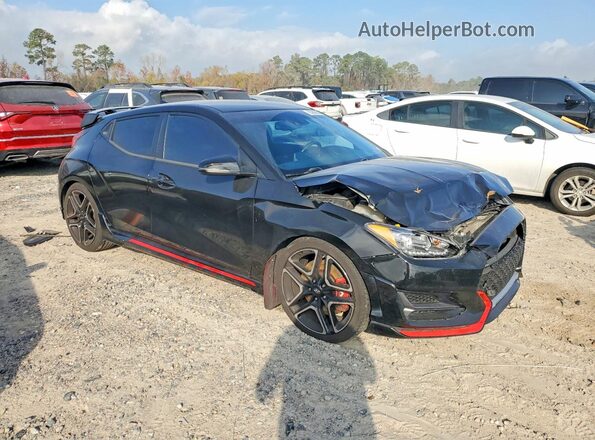 KMHT36AH7MU010689 2021 HYUNDAI VELOSTER Black Передня права чверть