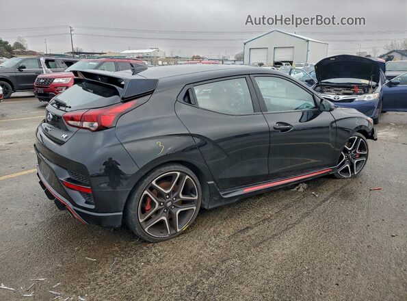 KMHT36AHXNU014320 2022 HYUNDAI VELOSTER Black უკანა მარჯვენა
