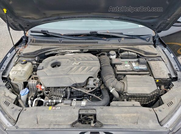 KMHT36AHXNU014320 2022 HYUNDAI VELOSTER Black უკანა სალონის ხედი