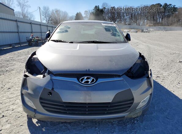 KMHTC6AD0HU310495 2017 HYUNDAI VELOSTER Gray წინა ხედი