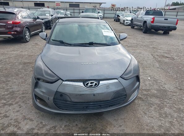 KMHTC6AD2HU315309 2017 HYUNDAI VELOSTER Gray 