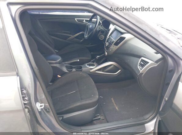 KMHTC6AD2HU315309 2017 HYUNDAI VELOSTER Gray 