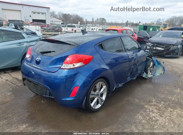 KMHTC6AD2HU320879 2017 HYUNDAI VELOSTER Blue Tył prawy