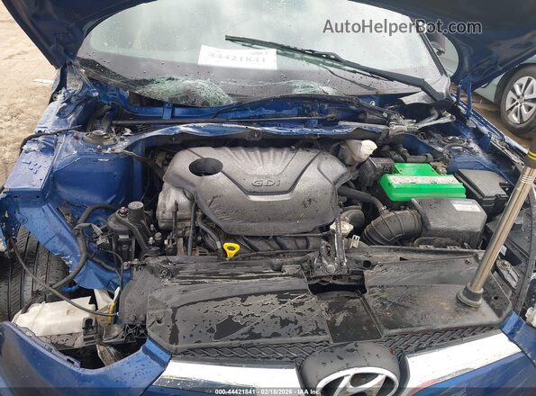 KMHTC6AD2HU320879 2017 HYUNDAI VELOSTER Blue Widok z tyłu