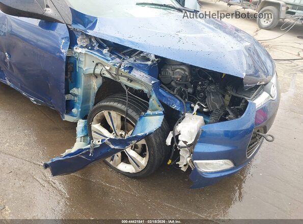 KMHTC6AD2HU320879 2017 HYUNDAI VELOSTER Blue Widok z przodu