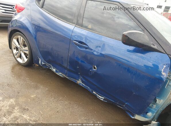 KMHTC6AD2HU320879 2017 HYUNDAI VELOSTER Blue 