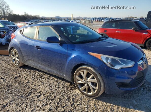 KMHTC6AD5GU291862 2016 HYUNDAI VELOSTER Синий Передняя правая четверть