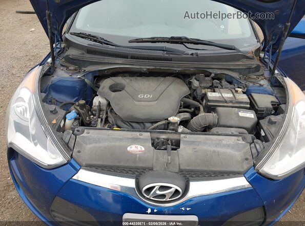 KMHTC6AD7GU285495 2016 HYUNDAI VELOSTER Blue Вид ззаду