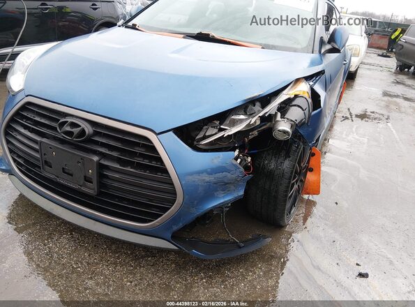 KMHTC6AE2GU251165 2016 HYUNDAI VELOSTER Blue წინა ხედი
